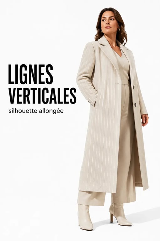 Manteau grande taille long pour une silhouette allongée
