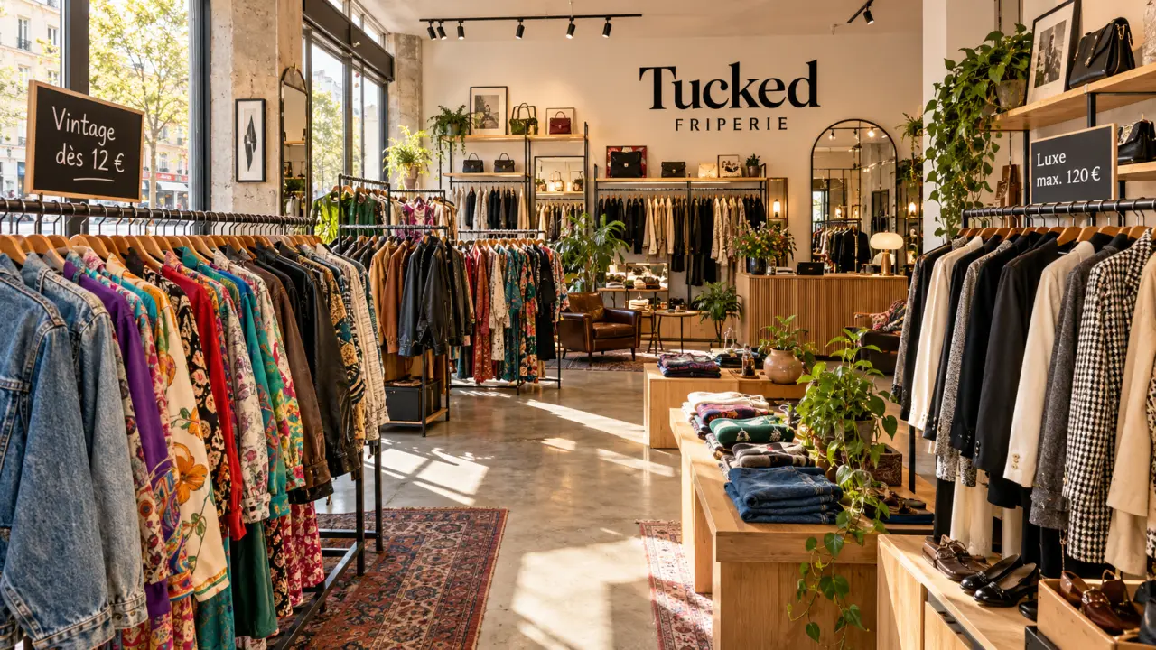 Tucked Friperie : du vintage à 12 € au luxe plafonné à 120 €