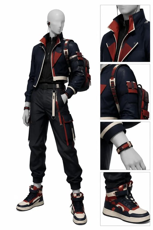 Vêtements manga et accessoires pour une tenue de convention