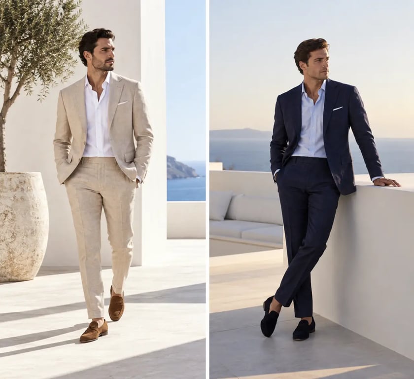 Veste et costume en lin homme pour une cérémonie ou une soirée