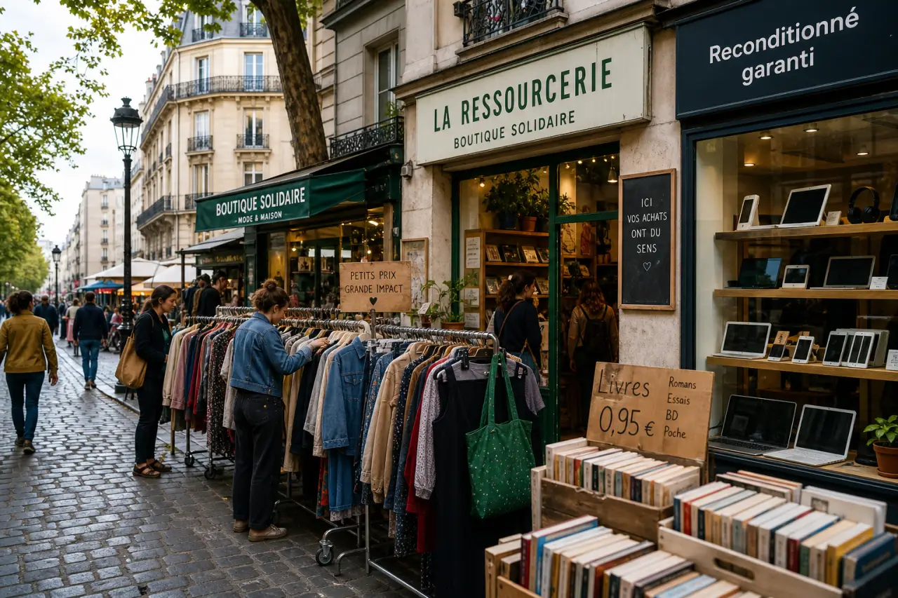Paris seconde main : où acheter mode solidaire, livres à 0,95 € et reconditionné garanti ?