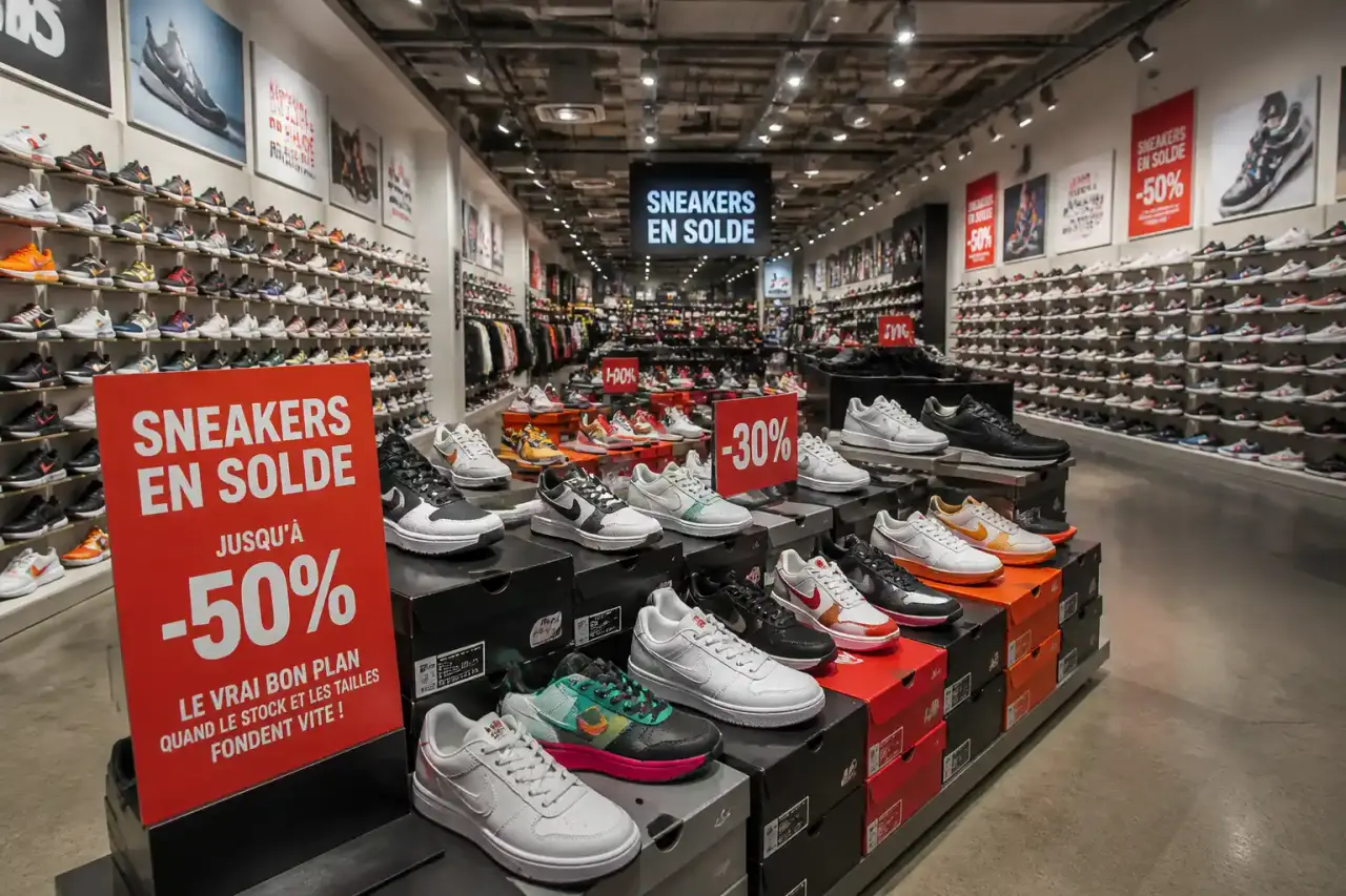 Sneakers en solde : le vrai bon plan quand le stock et les tailles fondent vite