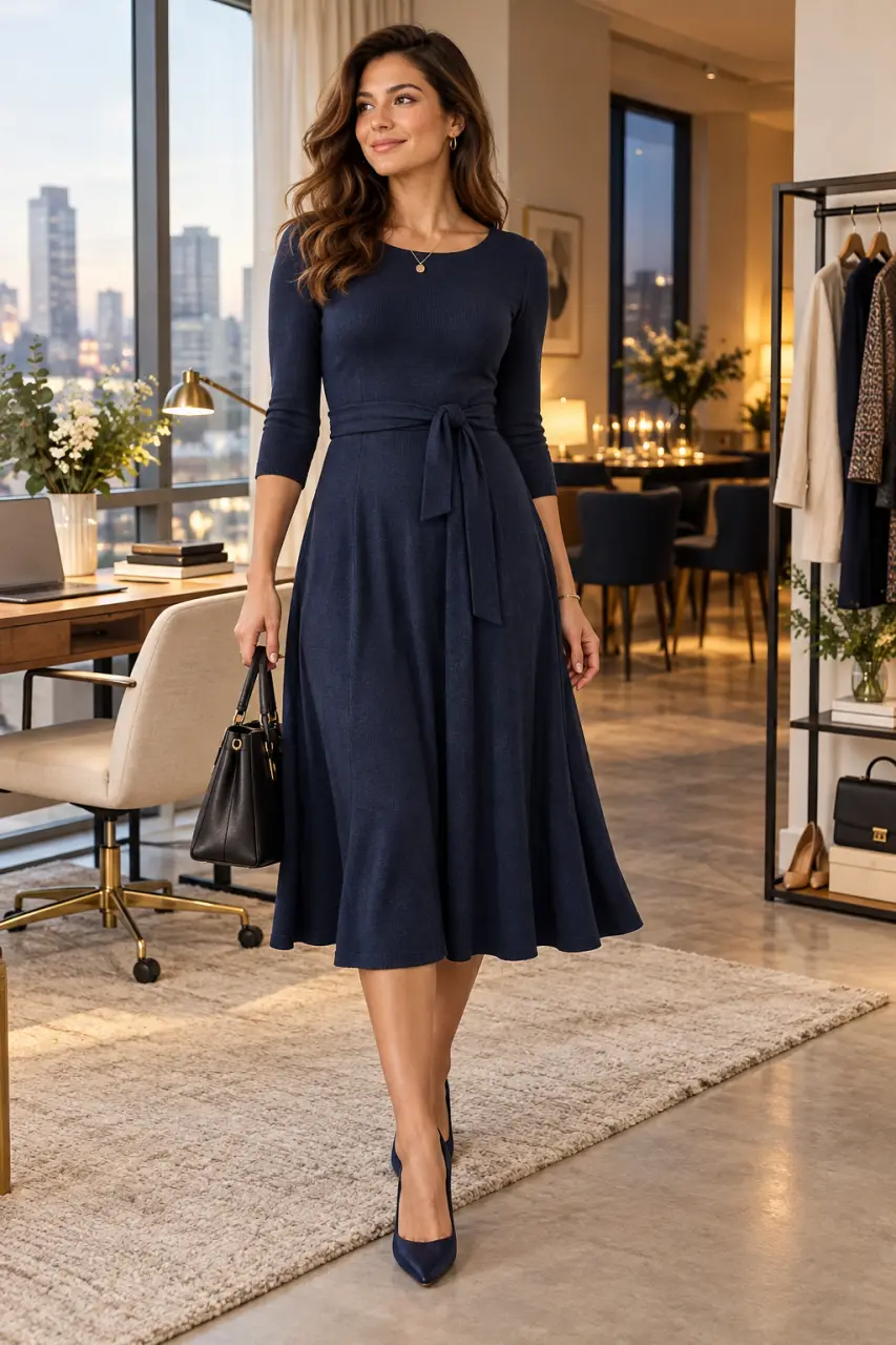 Une robe pas chère pour femme, choisie pour le bureau, la soirée et plusieurs saisons